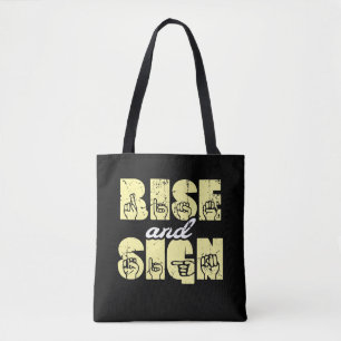 ASL-Aufstieg und Signieren Tasche