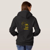 ASL Banana Design - Ripe, Peeled, Unbothered   Hoodie (Schwarz voll)