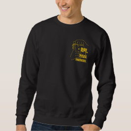 ASL Banana Design - Ripe, Peeled, Unbothered   Sweatshirt