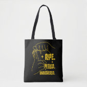 ASL Banana Design - Ripe, Peeled, Unbothered   Tasche (Vorderseite)