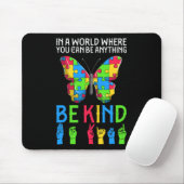 ASL Be Kind s1 ASL American Sign Language Mousepad (Mit Mouse)