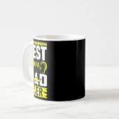 Asl Best Deaf Vater je Gebärdensprache Deaf Awaren Kaffeetasse (Vorderseite Links)