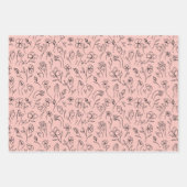 ASL Blume Hands Geschenkpapier Set (Vorderseite)