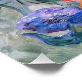 ASL-Blume und I-Liebe Sie Poster (Ecke)