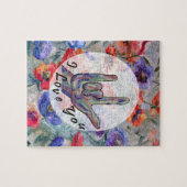 Asl-Blumen und i-Liebe Sie Puzzle (Horizontal)