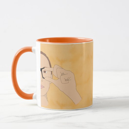 ASL Brille Tasse (Links)