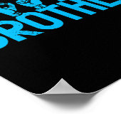 ASL Brother American Sign Language Deaf Awareness Poster (Ecke)