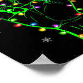 Asl Christmas Christmas Tree Lights American Sign  Poster (Ecke)