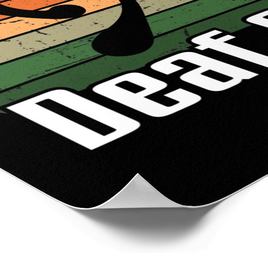 Asl Deaf Af Sign Language Deaf Awareness Poster (Ecke)