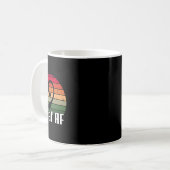 ASL Deaf AF Signage Language Deaf Awareness Kaffeetasse (Vorderseite Links)