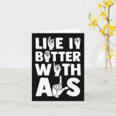 Asl Deaf Awareness and Sign Language 2 Karte (Gelbe Blume)