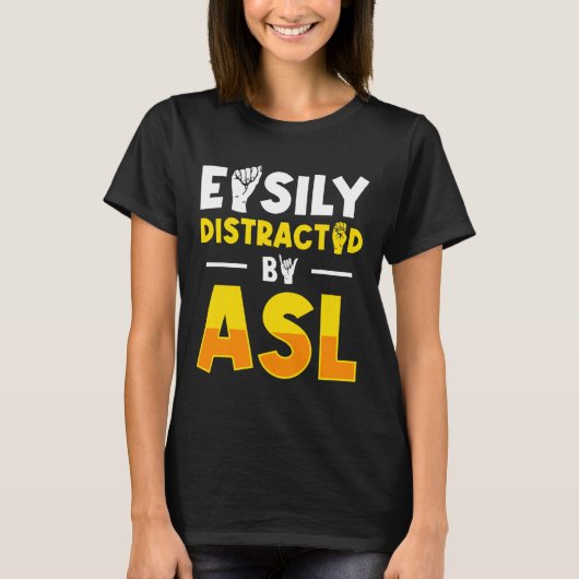 Asl Deaf Awareness And Sign Language 3 T-Shirt (Vorderseite)