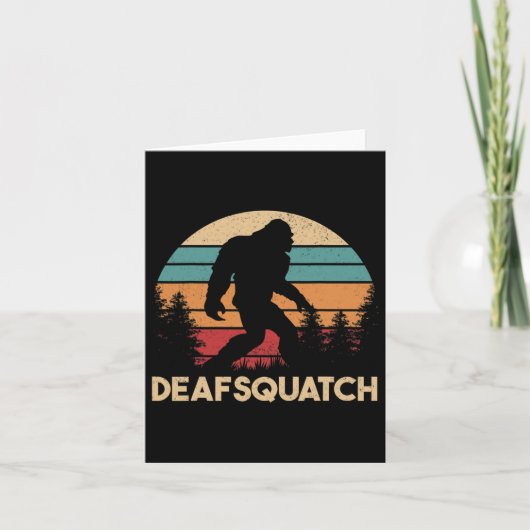 Asl Deaf Awareness Gehör Verlust der Zeichensprach Karte (Vorderseite)