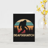 Asl Deaf Awareness Gehör Verlust der Zeichensprach Karte (Gelbe Blume)