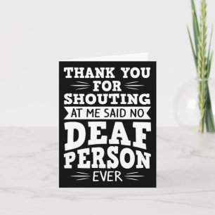 Asl Deaf Awareness Hörverlust und Zeichensprache Karte