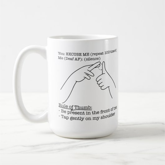 ASL-Design - Faustregel Kaffeetasse (Links)