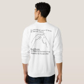 ASL-Design - Faustregel Sweatshirt (Schwarz voll)