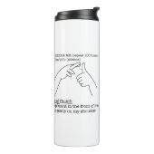 ASL-Design - Faustregel Thermosbecher (Nach links gedreht)
