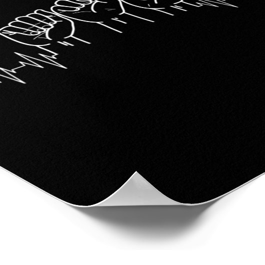 Asl Design for Asl Lover Deaf Day Awareness Poster (Ecke)