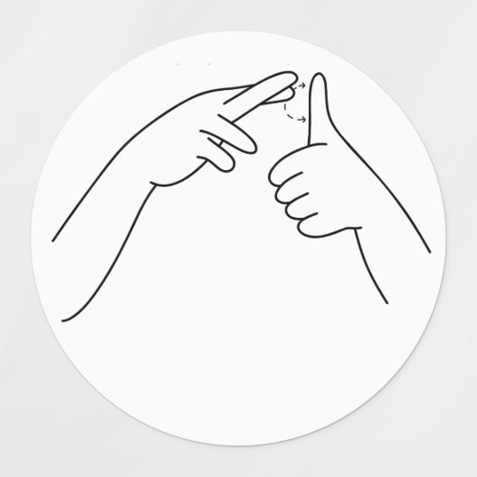 ASL Design - Rule of Thumb Etiketten (Design 1)