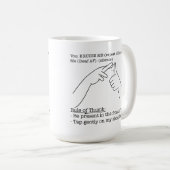 ASL Design - Rule of Thumb Kaffeetasse (VorderseiteRechts)
