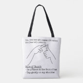 ASL Design - Rule of Thumb Tasche (Rückseite)