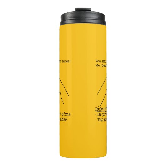 ASL Design - Rule of Thumb Thermosbecher (Vorderseite)