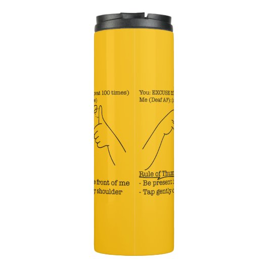 ASL Design - Rule of Thumb Thermosbecher (Rückseite)