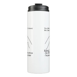 ASL Design - Rule of Thumb Thermosbecher