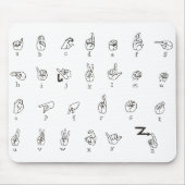 Asl-Diagramm Mousepad (Vorne)