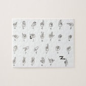 Asl-Diagramm-Puzzlespiel Puzzle (Horizontal)