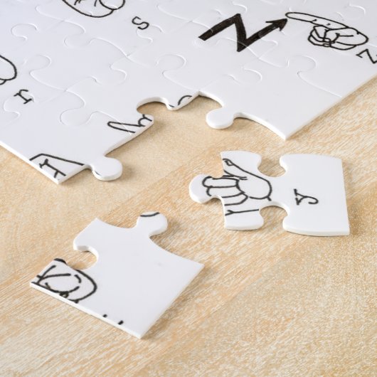 Asl-Diagramm-Puzzlespiel Puzzle (Seite)