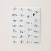 Asl-Diagramm-Puzzlespiel Puzzle (Vertikal)