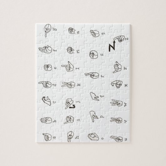 Asl-Diagramm-Puzzlespiel Puzzle (Vertikal)