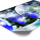 ASL - Englisch Bilinguals - Snowflakes Poster (Ecke)