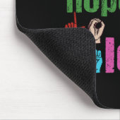 ASL Faith Hope Liebe American Sign Language Christ Mousepad (Ecke)