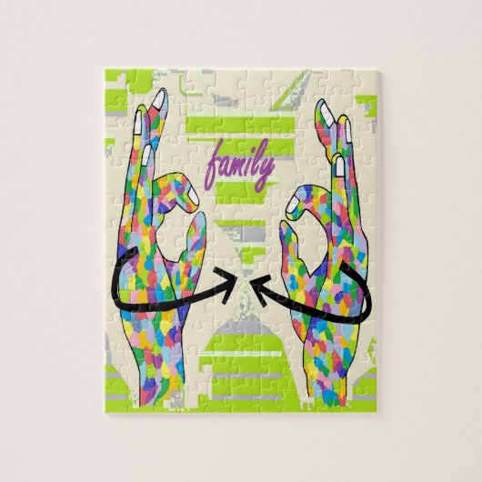 ASL-FAMILIE PUZZLE (Vertikal)