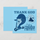 ASL Freitag Design - Gott sei Dank ist es endlich  Dankeskarte (Vorne/Hinten)