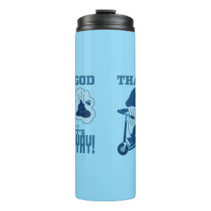 ASL Freitag Design - Gott sei Dank ist es endlich  Thermosbecher