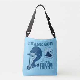 ASL Freitag Design - Gott sei Dank ist es Friyay!  Tragetaschen Mit Langen Trägern