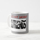 ASL-FREUND-GRUPPE JAVA KAFFEETASSE (Vorderseite Links)