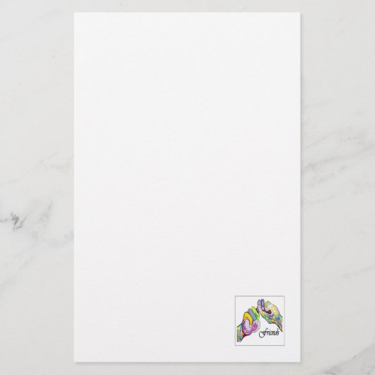 Asl-Freunde Briefpapier (Vorderseite)