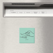 ASL Freunde Magnet – Verbundenheit auf Display (In Situ (Geschirrspüler))