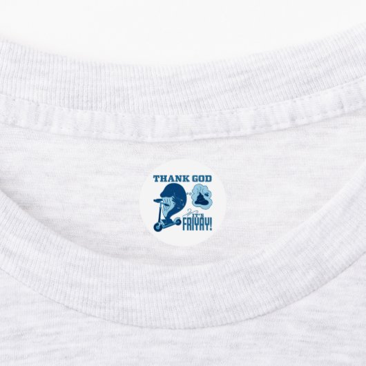 ASL Friday Design - Thank God It’s Friyay! Etiketten (Befestigt)