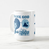 ASL Friday Design - Thank God It’s Friyay!  Kaffeetasse (Vorderseite Links)