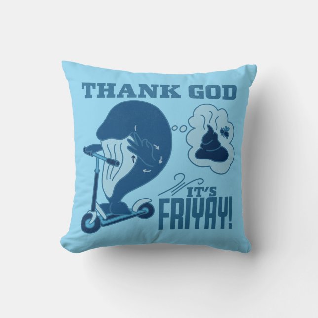 ASL Friday Design - Thank God It’s Friyay!  Kissen (Vorderseite)