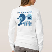 ASL Friday Design - Thank God It’s Friyay!  T-Shirt (Rückseite)