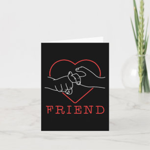 ASL Friend Niedlich Language Pride Deaf Awareness  Karte