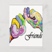 ASL Friends Postkarte (Vorderseite)