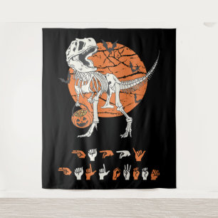 ASL Frohes Halloween III - Süße gruselige Jahresze Wandteppich